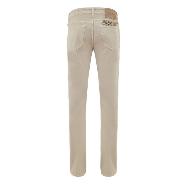 Beige Cotton Jeans Denim Beige Cotton Jeans Denim