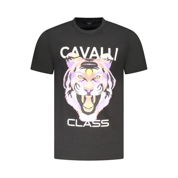 Black Cotton Men T-Shirt CA-36714 Black Cotton Men T-Shirt CA-36714
