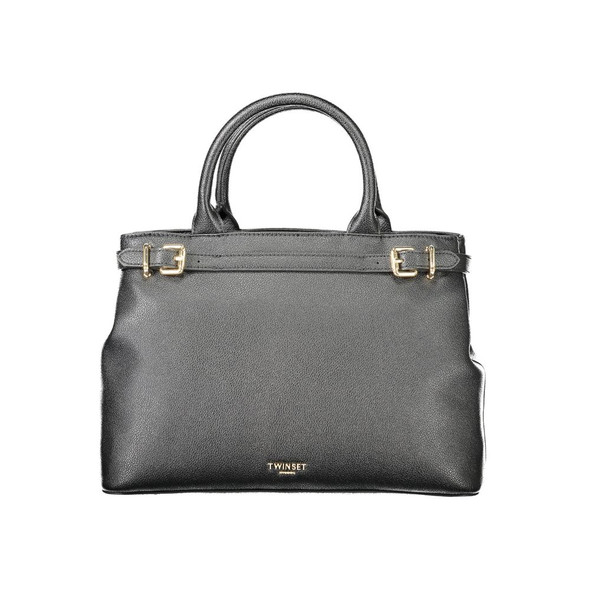 Black Polyethylene Women Handbag TW-39369 Black Polyethylene Women Handbag TW-39369