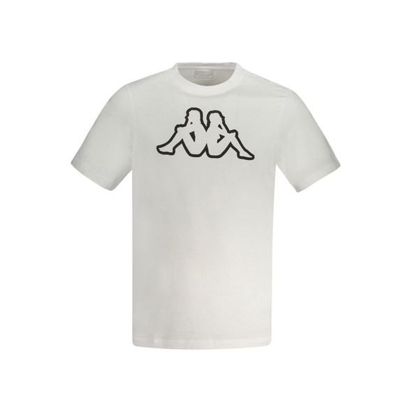 Kappa White Cotton Men T-Shirt Kappa White Cotton Men T-Shirt