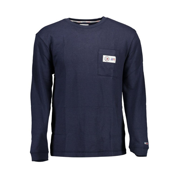 Tommy Hilfiger Blue Cotton Sweater TO-37869 Tommy Hilfiger Blue Cotton Sweater TO-37869