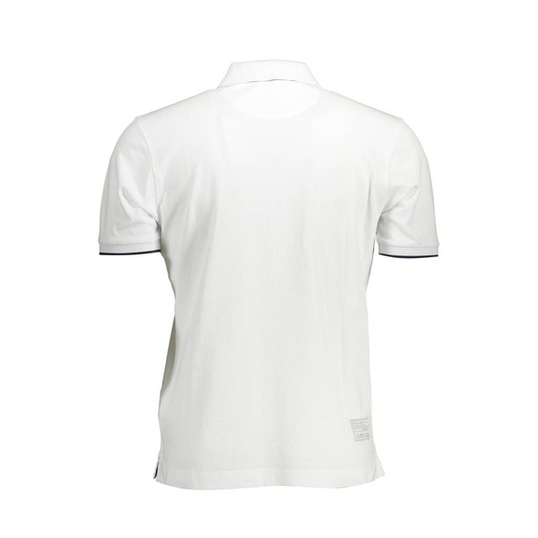 Elegant Short-Sleeved White Polo for Men Elegant Short-Sleeved White Polo for Men