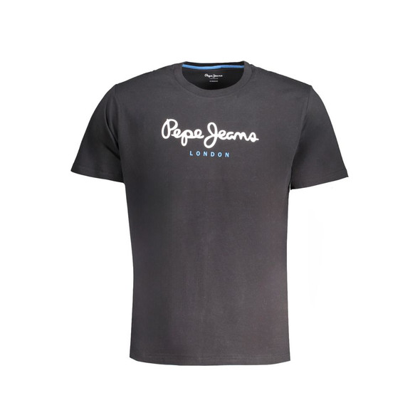 Black Cotton T-Shirt PE-31366 Black Cotton T-Shirt PE-31366