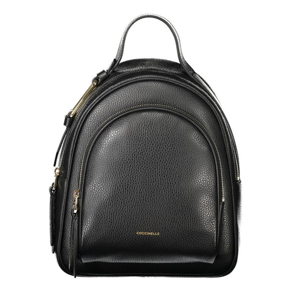 Black Leather Backpack CO-34867 Black Leather Backpack CO-34867