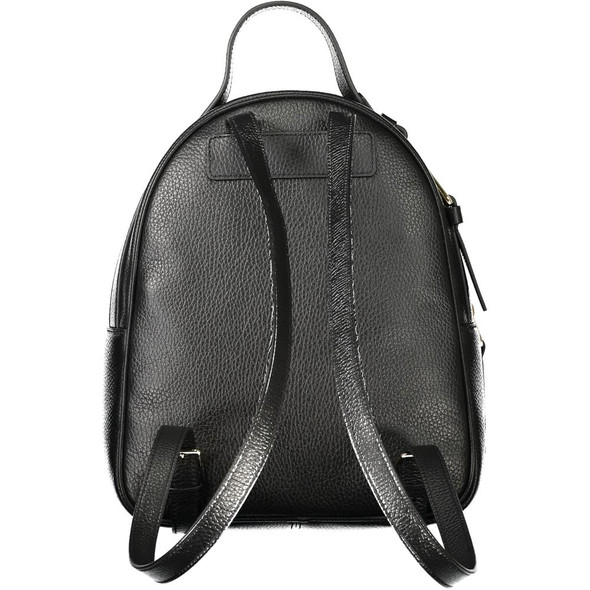Black Leather Backpack CO-34867 Black Leather Backpack CO-34867