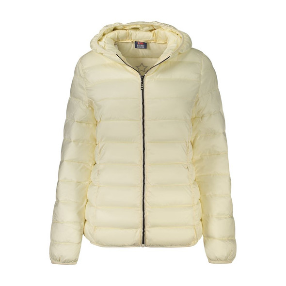 White Polyamide Women Jacket White Polyamide Women Jacket