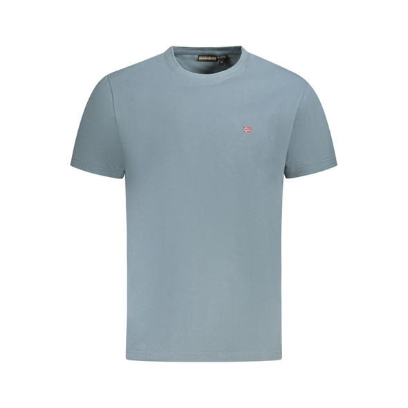 Napapijri Brown Cotton Men T-Shirt NA-35705 Napapijri Brown Cotton Men T-Shirt NA-35705