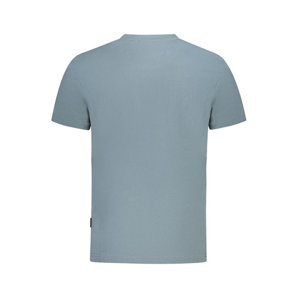 Napapijri Brown Cotton Men T-Shirt NA-35705 Napapijri Brown Cotton Men T-Shirt NA-35705