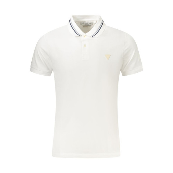 White Cotton Polo Shirt GU-39036 White Cotton Polo Shirt GU-39036