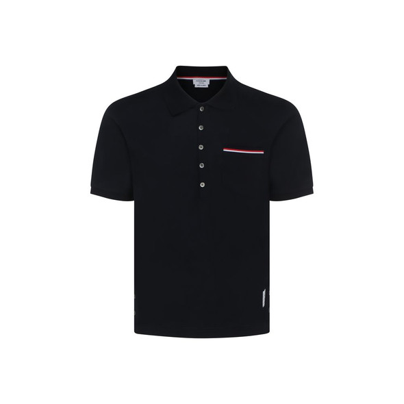 Thom Browne Short Sleeves Polo Shirt THMJP022A01455415BB Thom Browne Short Sleeves Polo Shirt THMJP022A01455415BB
