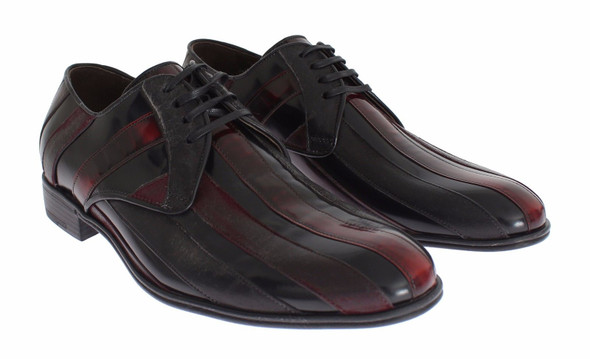 Black Bordeaux Leather Dress Formal Shoes Black Bordeaux Leather Dress Formal Shoes