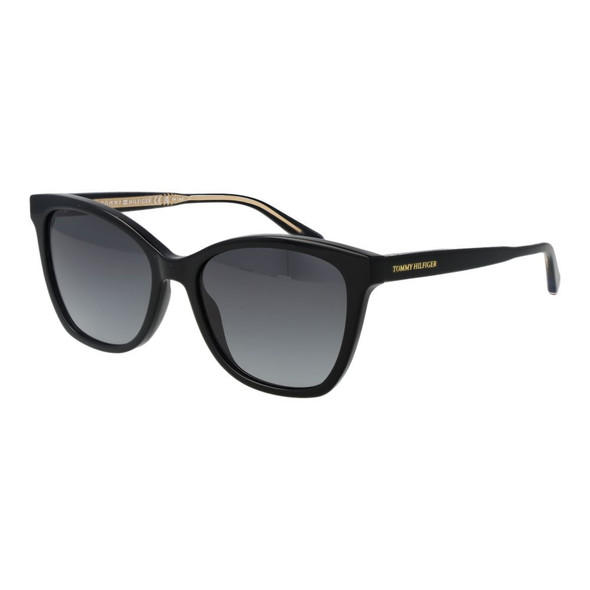 Tommy Hilfiger Black Women Sunglasses TO-1062673 Tommy Hilfiger Black Women Sunglasses TO-1062673