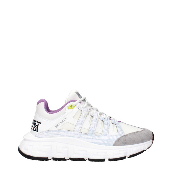 Versace Beige Fabric Athletic Sneakers Versace Beige Fabric Athletic Sneakers