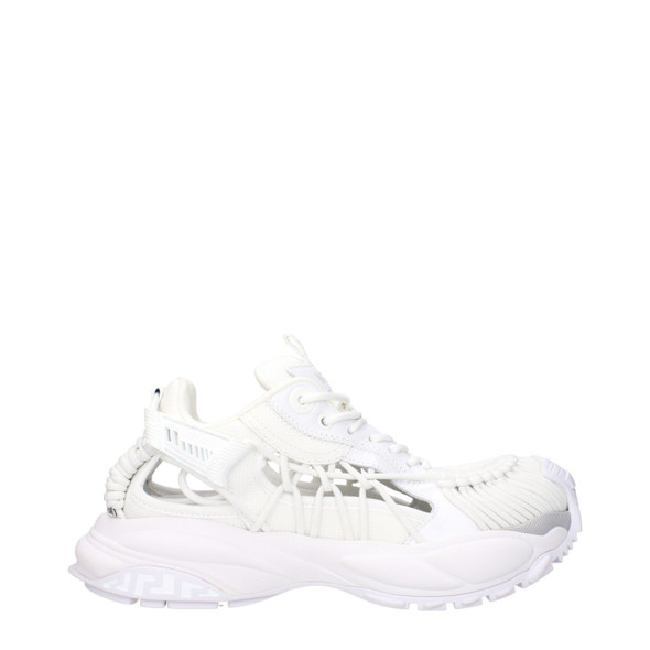 Versace White Leather Athletic Sneakers VE15248521167113BT Versace White Leather Athletic Sneakers VE15248521167113BT
