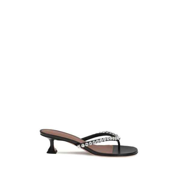 Amina Muaddi Gigi Sandals AM14S363474GIGBLACKWHITEBB Amina Muaddi Gigi Sandals AM14S363474GIGBLACKWHITEBB