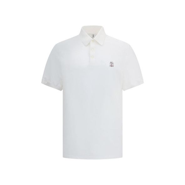 Brunello Cucinelli Logoed Polo Shirt BRME8548770CBH20BB Brunello Cucinelli Logoed Polo Shirt BRME8548770CBH20BB