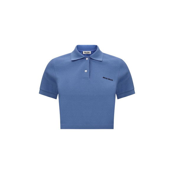 Miu Miu Polo crop Shirt Miu Miu Polo crop Shirt