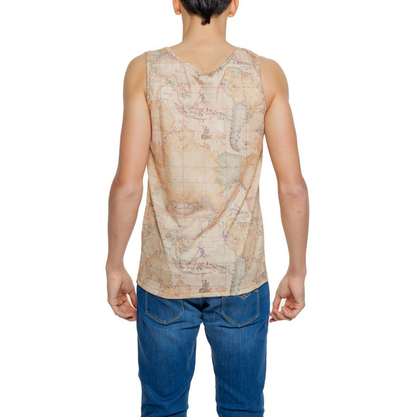 Beige Polyester Tank Top Beige Polyester Tank Top