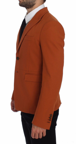 Orange Cotton Stretch Blazer Orange Cotton Stretch Blazer