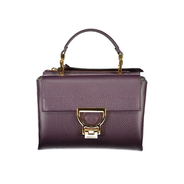Coccinelle Purple Leather Women Handbag Coccinelle Purple Leather Women Handbag