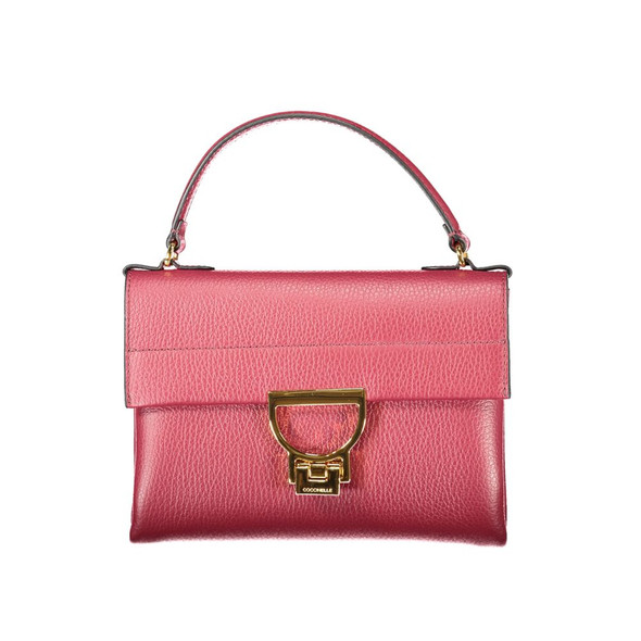 Coccinelle Purple Leather Women Handbag CO-39500 Coccinelle Purple Leather Women Handbag CO-39500