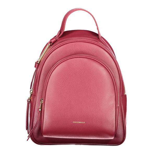 Purple Leather Women Backpack CO-39508 Purple Leather Women Backpack CO-39508