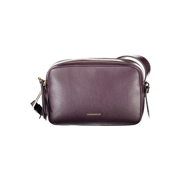 Coccinelle Purple Leather Women Handbag CO-39509 Coccinelle Purple Leather Women Handbag CO-39509