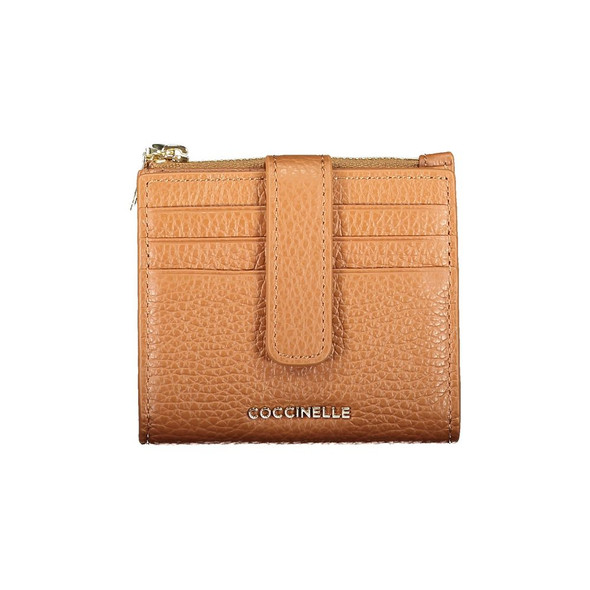 Coccinelle Brown Leather Women Wallet CO-39521 Coccinelle Brown Leather Women Wallet CO-39521