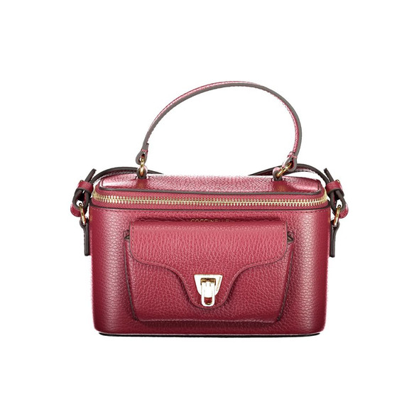 Coccinelle Purple Leather Women Handbag CO-39554 Coccinelle Purple Leather Women Handbag CO-39554