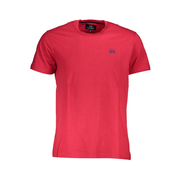 Red Cotton Men T-Shirt LA-37220 Red Cotton Men T-Shirt LA-37220