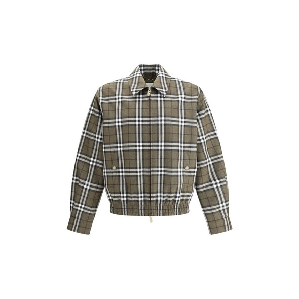 Check pattern wool Harrington Jacket Check pattern wool Harrington Jacket