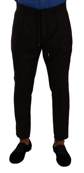 Bordeaux Wool Men Skinny Trouser Pants Bordeaux Wool Men Skinny Trouser Pants