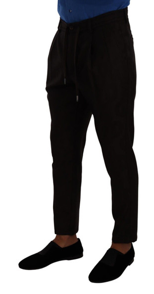 Bordeaux Wool Men Skinny Trouser Pants Bordeaux Wool Men Skinny Trouser Pants