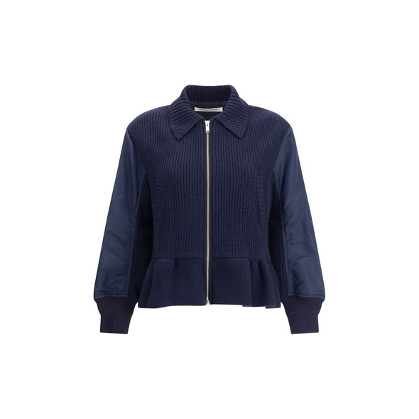 Bomber Jacket with wool inserts Bomber Jacket with wool inserts