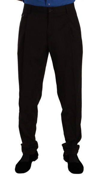 Brown Wool Skinny Formal Dress Pants Brown Wool Skinny Formal Dress Pants