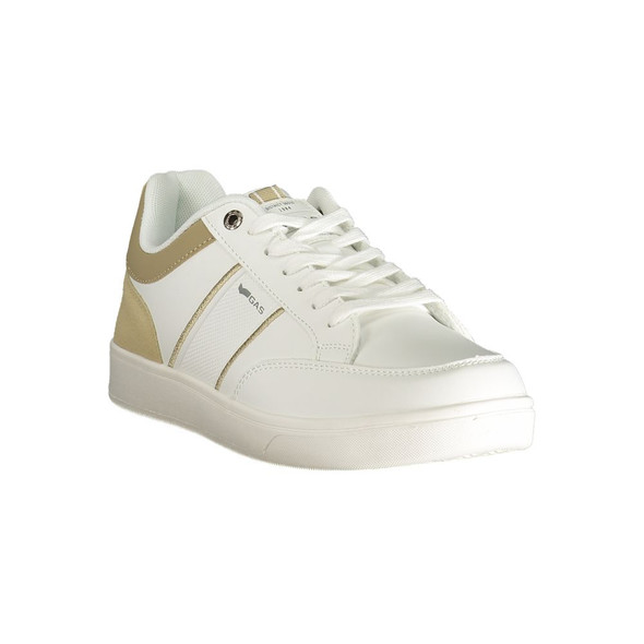 White Polyester Men Sneaker GA-38565 White Polyester Men Sneaker GA-38565
