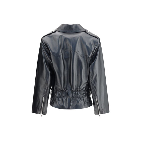 Alessandra Rich Leather Biker Jacket Alessandra Rich Leather Biker Jacket