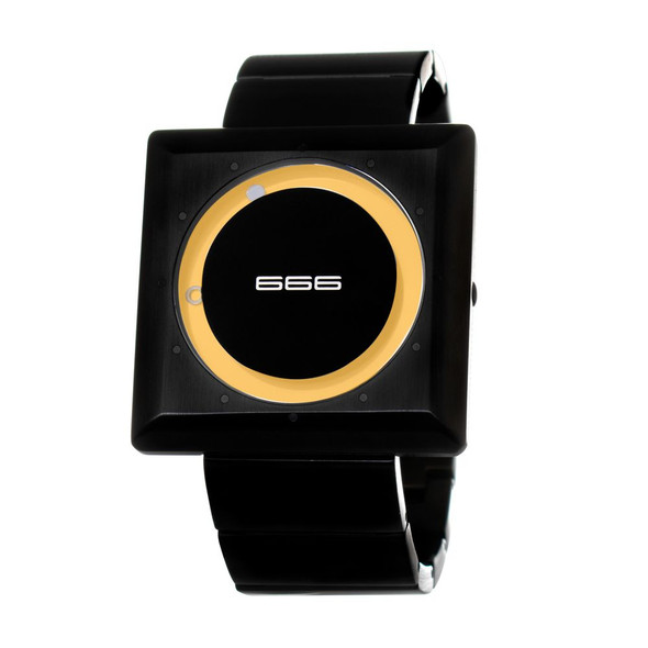 666BARCELONA Black Stainless Steel Watch 66666061AC 666BARCELONA Black Stainless Steel Watch 66666061AC