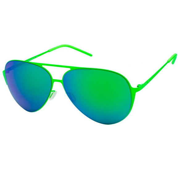 Italia Independent Green Metal Sunglasses II0200033000AC Italia Independent Green Metal Sunglasses II0200033000AC