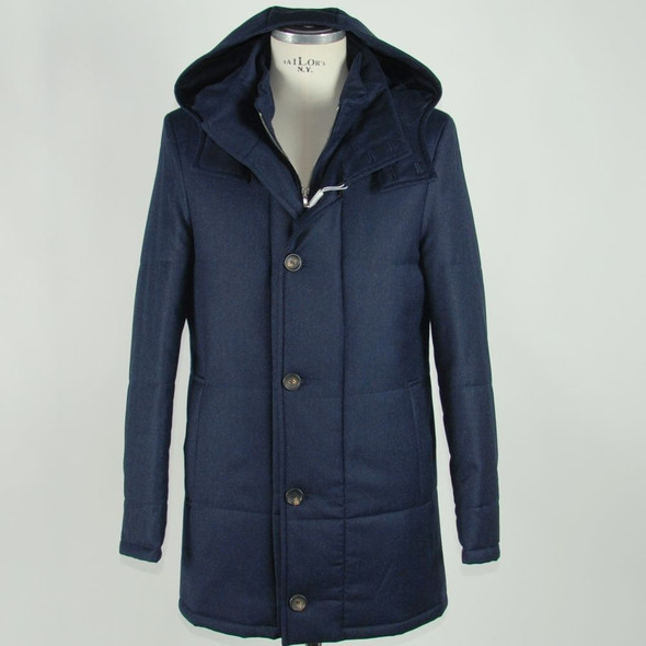 Elegant Italian Wool-Cashmere Men's Jacket Elegant Italian Wool-Cashmere Men's Jacket