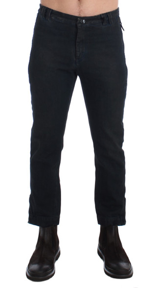Blue Cotton Slim Pants Denim Jeans Blue Cotton Slim Pants Denim Jeans