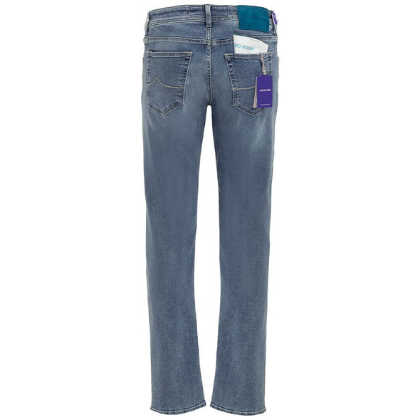 Jacob Cohen Blue Cotton Jeans & Pant JA-15928 Jacob Cohen Blue Cotton Jeans & Pant JA-15928