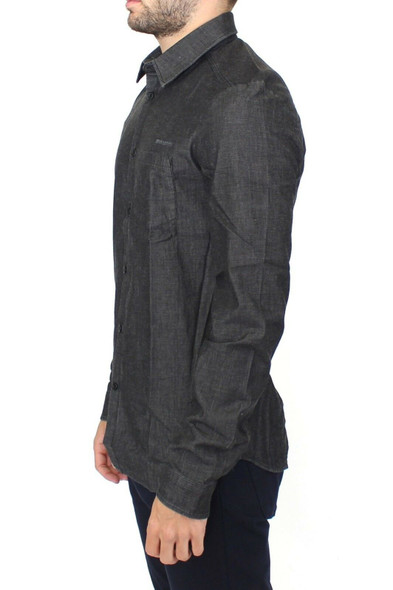 Denim Jeans Cotton Casual Gray Stretch Shirt Denim Jeans Cotton Casual Gray Stretch Shirt