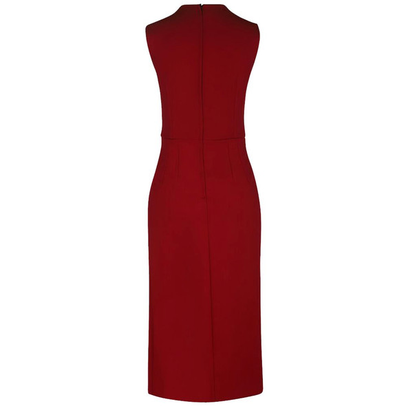 Red Viscose Dress DO-15965 Red Viscose Dress DO-15965