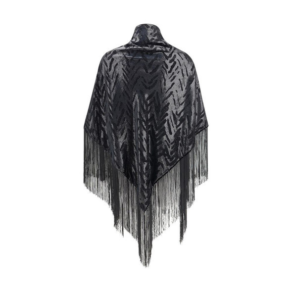 Giorgio Armani Velvet Shawl with fringes Giorgio Armani Velvet Shawl with fringes