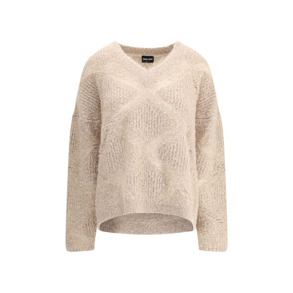 Giorgio Armani V-neck cashmere and alpaca blend Sweater Giorgio Armani V-neck cashmere and alpaca blend Sweater