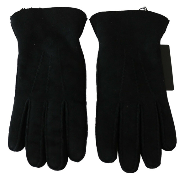 Black Leather Motorcycle Biker Mitten Gloves Black Leather Motorcycle Biker Mitten Gloves