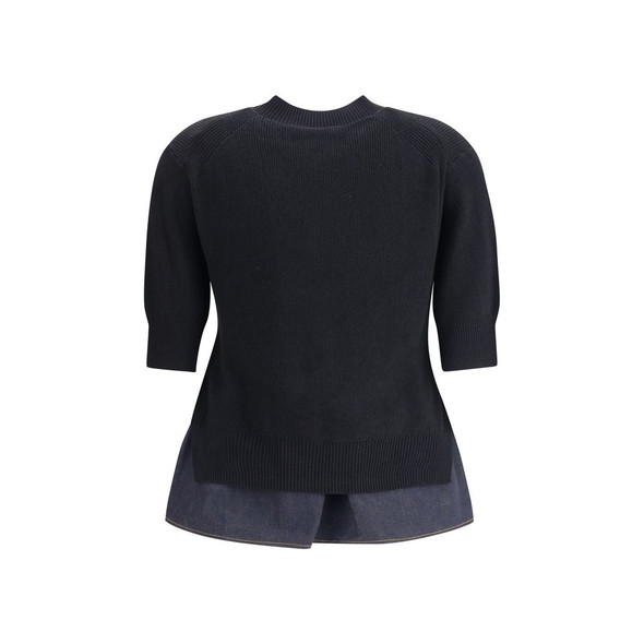 Sacai Denim detail Sweater Sacai Denim detail Sweater