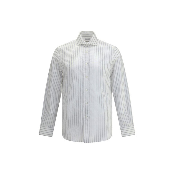 Brunello Cucinelli Striped Shirt BRMM6360627C016BB Brunello Cucinelli Striped Shirt BRMM6360627C016BB
