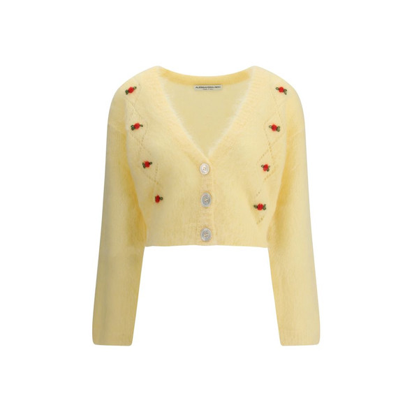 Mohair Cardigan with embroidery ALFABX41839088BB Mohair Cardigan with embroidery ALFABX41839088BB